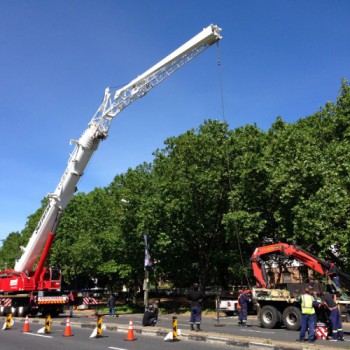 Crane for Chiller lift 2
